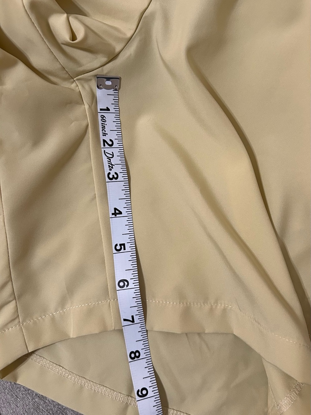 Nike Yellow Athletic Training Shorts with Black Drawstring - Picture 5 of 7
